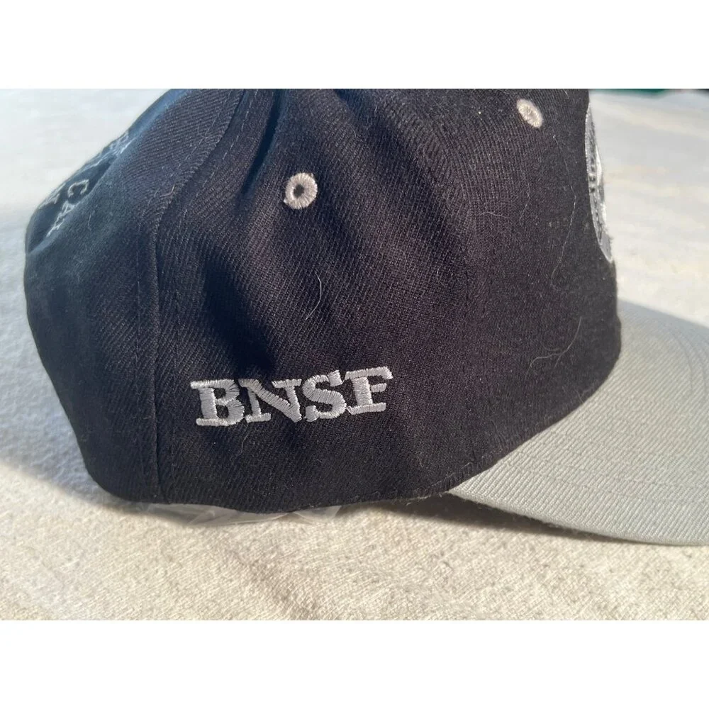 Burlington Northern Santa Fe Railway Hat Embroidered Adj Northern Cal